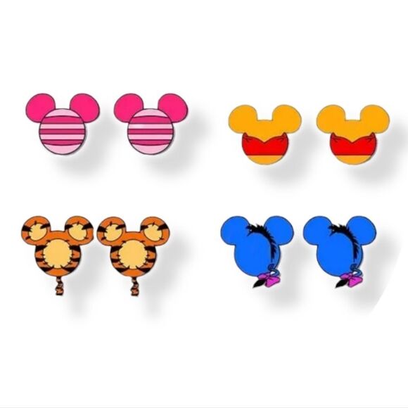 💕5/$18 Disney's Characters Stud Earrings - Picture 4 of 5